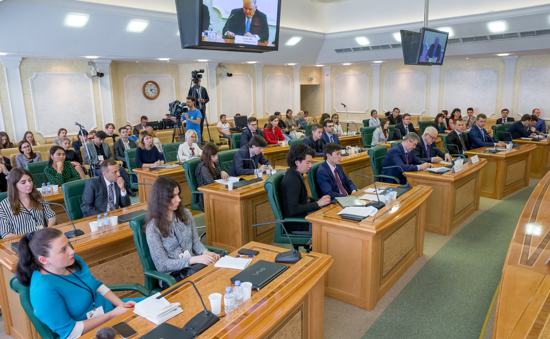 Встреча членов Правления Интеграционного клуба при Председателе СФ с финалистами Конкурса молодых международников СНГ имени А.А. Громыко