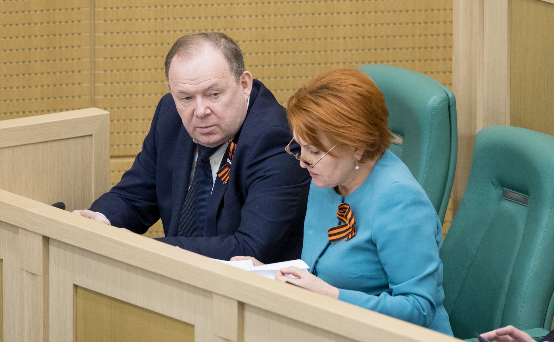 В. Лаптев и Н. Болтенко