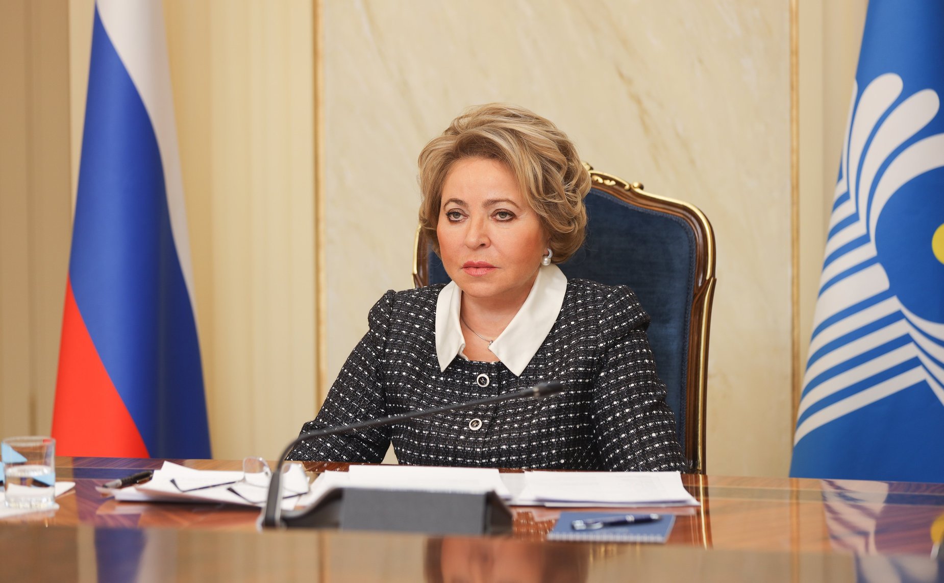 Выступление Валентины Матвиенко на заседании Совета глав государств СНГ