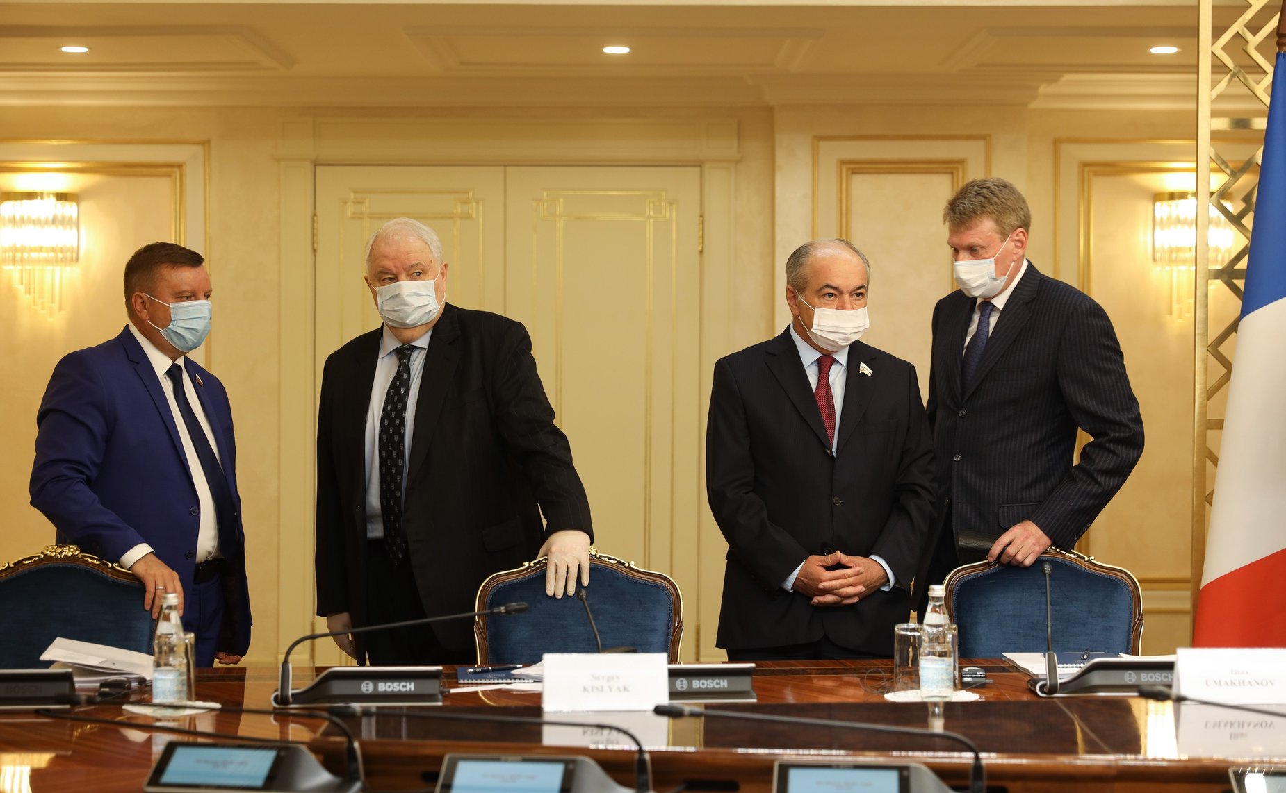 Переговоры Председателя СФ Валентины Матвиенко с Председателем Сената Французской Республики Жераром Ларше