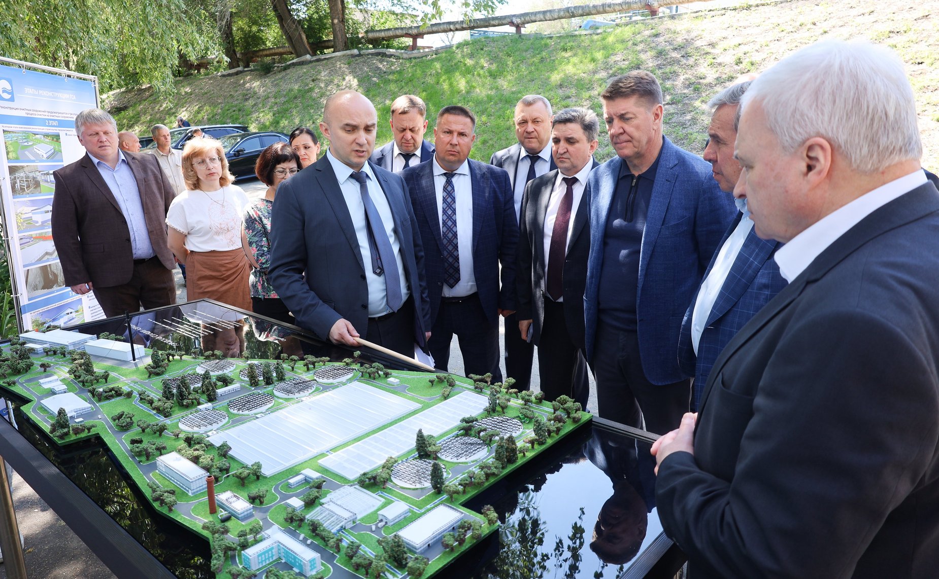 В ходе поездки сенаторы РФ посетили объекты инженерной инфраструктуры и экологии