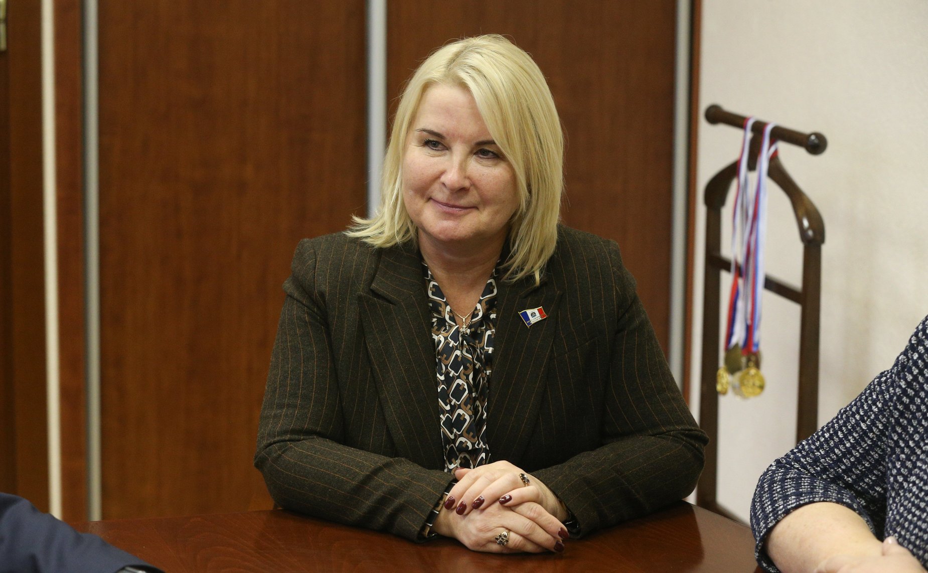 Рабочая встреча председателя Комитета СФ по аграрно-продовольственной политике и природопользованию Александра Двойных с представителями делегации Новгородской области