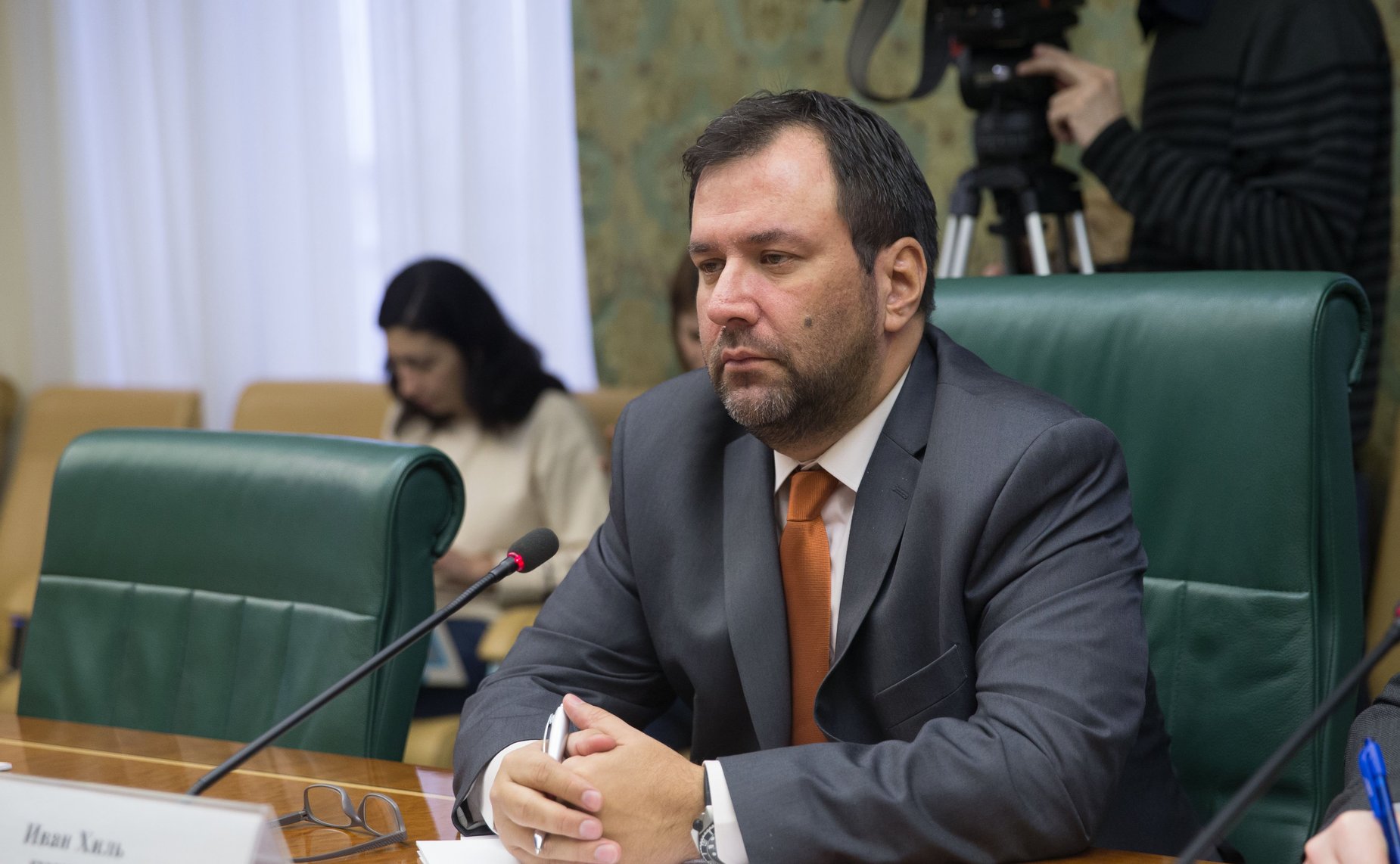 Встреча Константина Косачева с заместителем Министра иностранных дел Венесуэлы по вопросам Европы Иваном Хиль