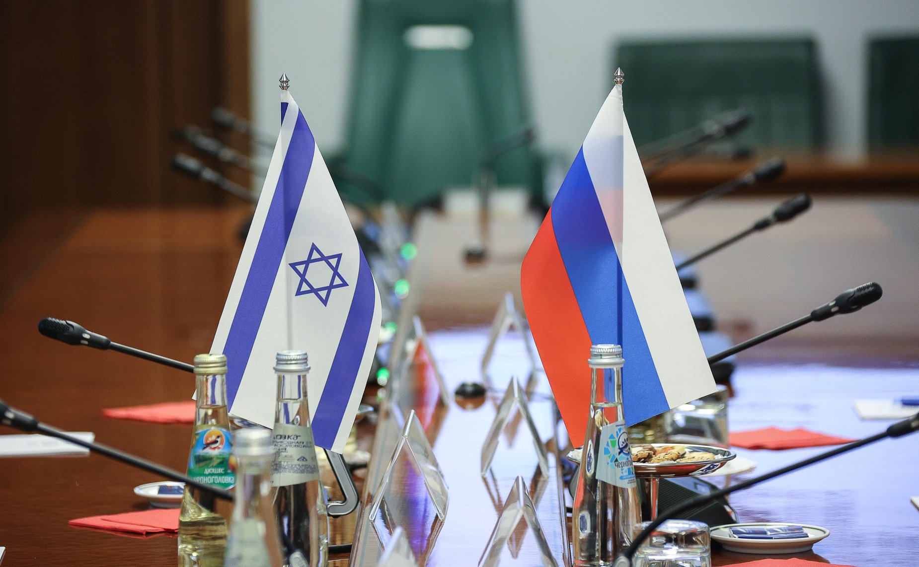 Встреча председателя Комитета СФ по международным делам Григория Карасина с Чрезвычайным и Полномочным Послом Государства Израиль в РФ Александром Бен Цви