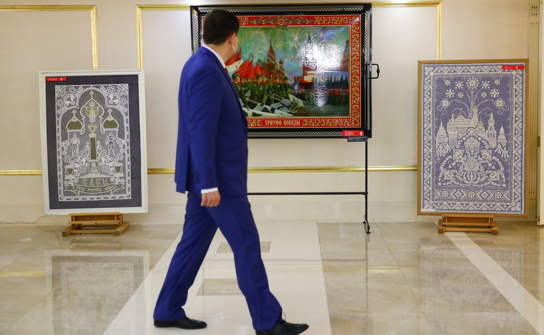 Открытие в Совете Федерации выставки «Великая Отечественная война 1941 – 1945 годов в произведениях мастеров народных художественных промыслов России»