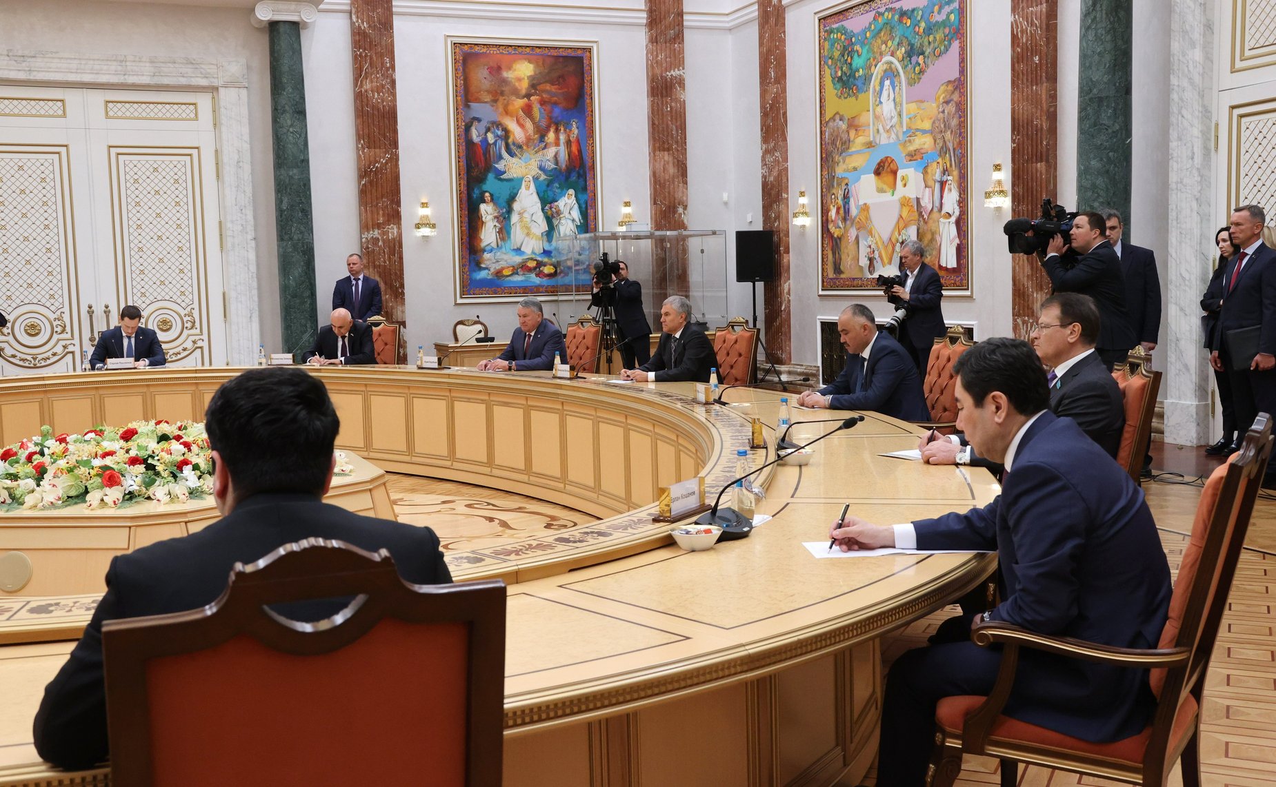 Встреча членов Совета ПА ОДКБ с Президентом Республики Беларусь Александром Лукашенко