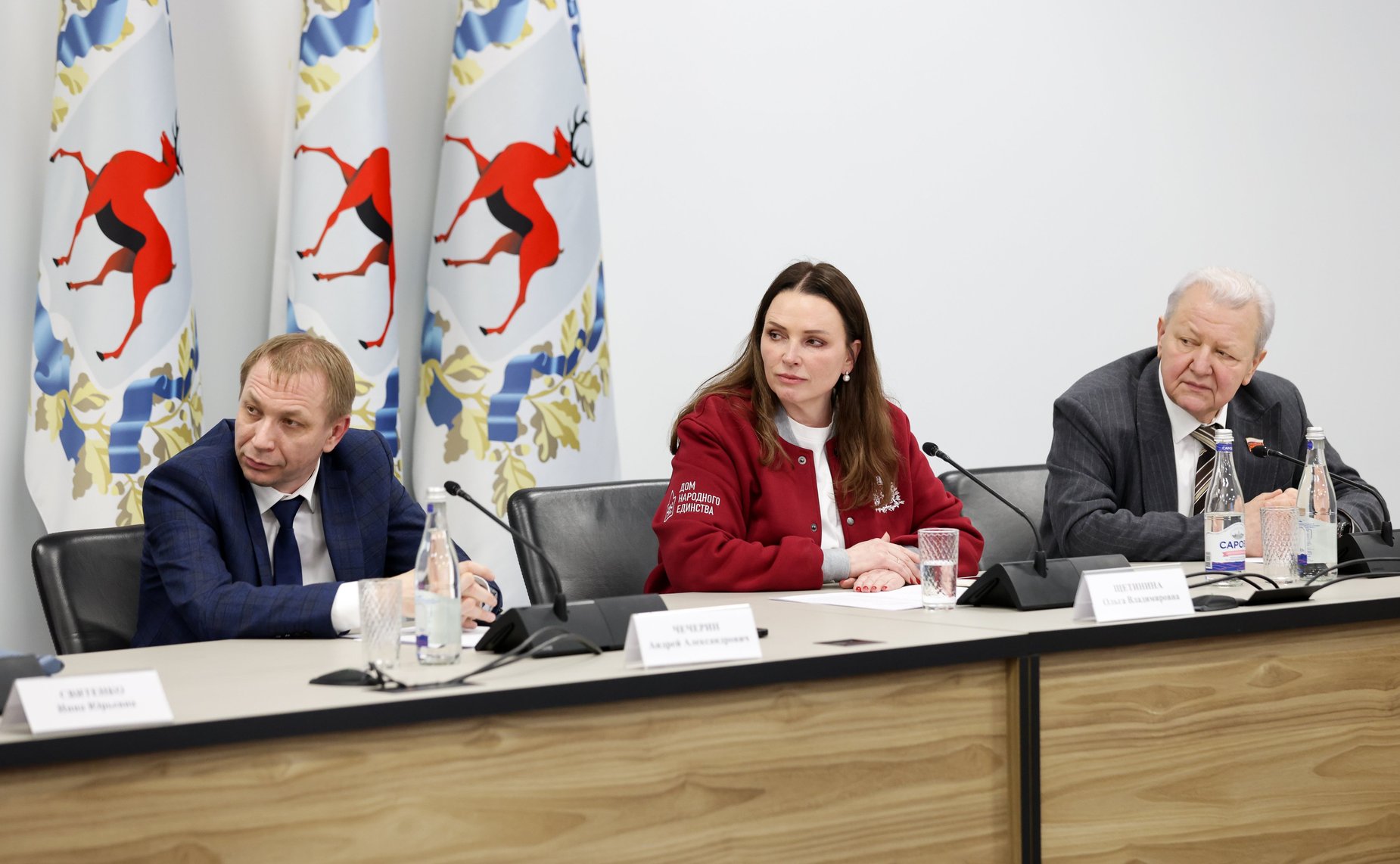 Встреча сенаторов с губернатором Нижегородской области Глебом Никитиным