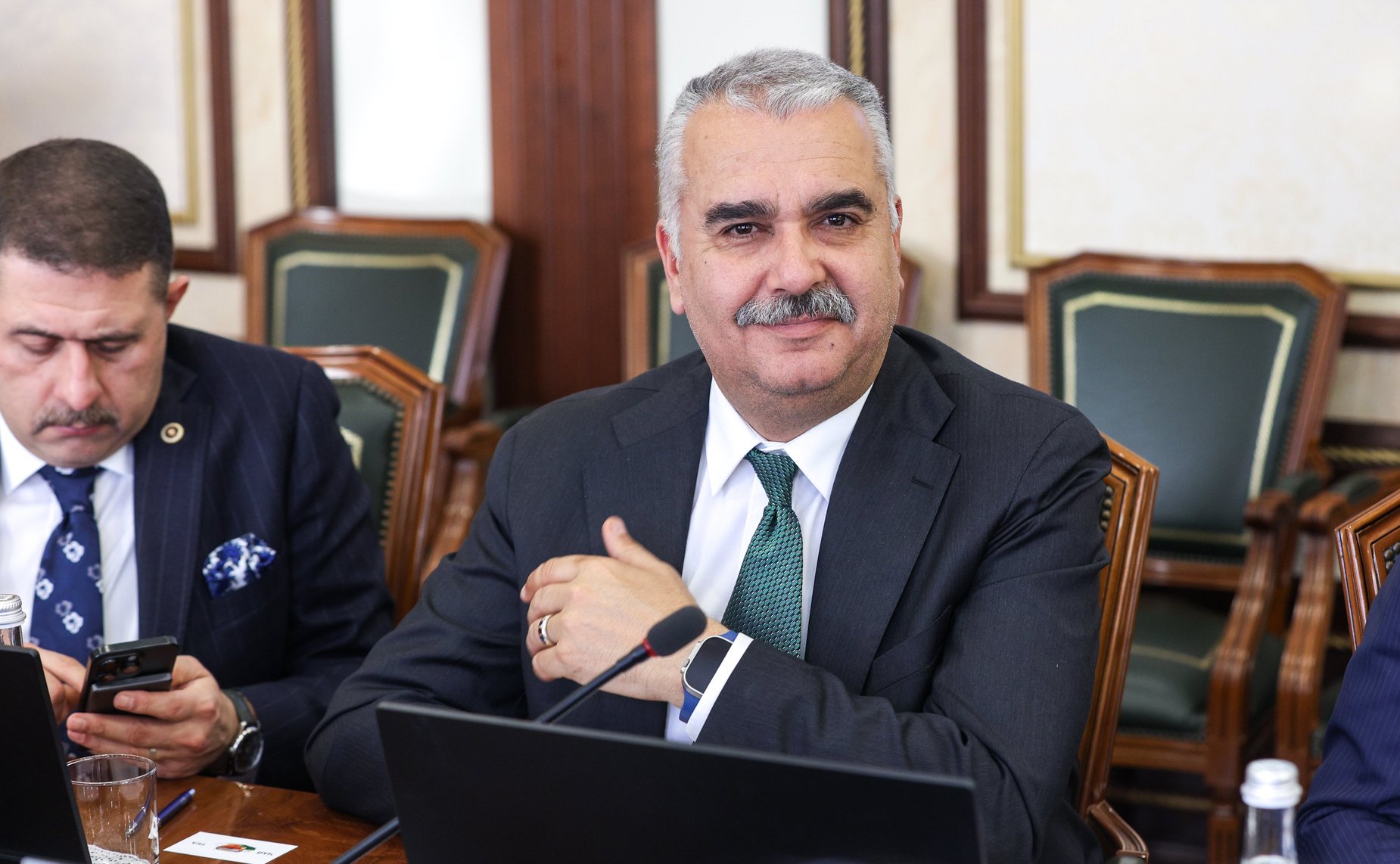 Встреча сенаторов РФ с депутатом Великого национального собрания Турции, председателем группы дружбы с Россией Великого национального собрания Турции Муратом Байбатуром