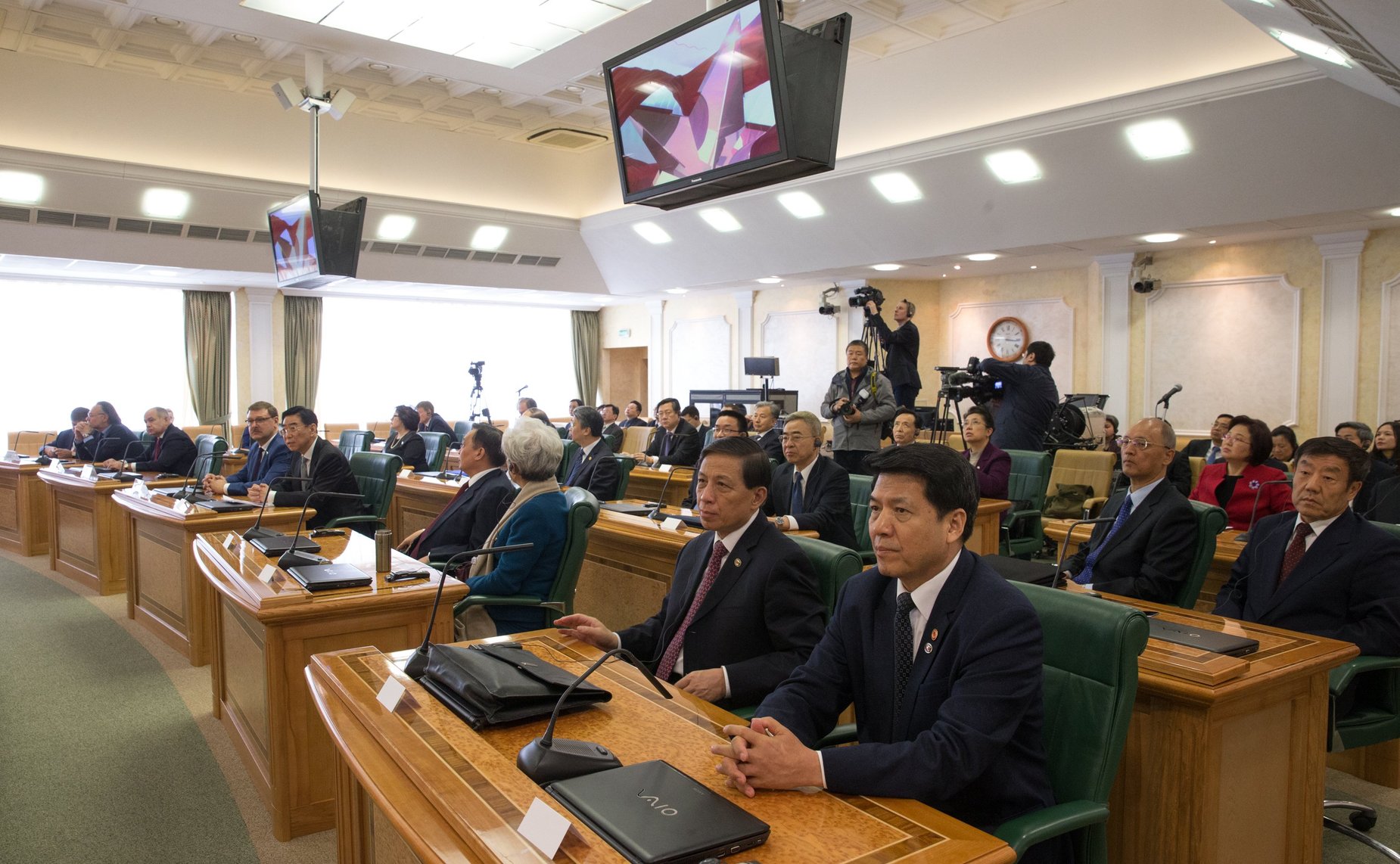 Закрытие третьего заседания Межпарламентской комиссии по сотрудничеству ФС РФ и Всекитайского собрания народных представителей КНР