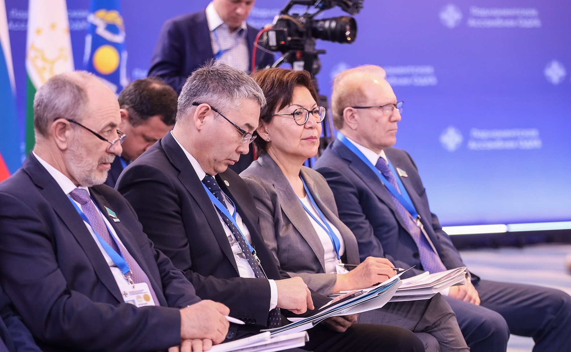 Выездное заседание Совета Парламентской Ассамблеи Организации Договора о коллективной безопасности (ПА ОДКБ) в Алма-Ате