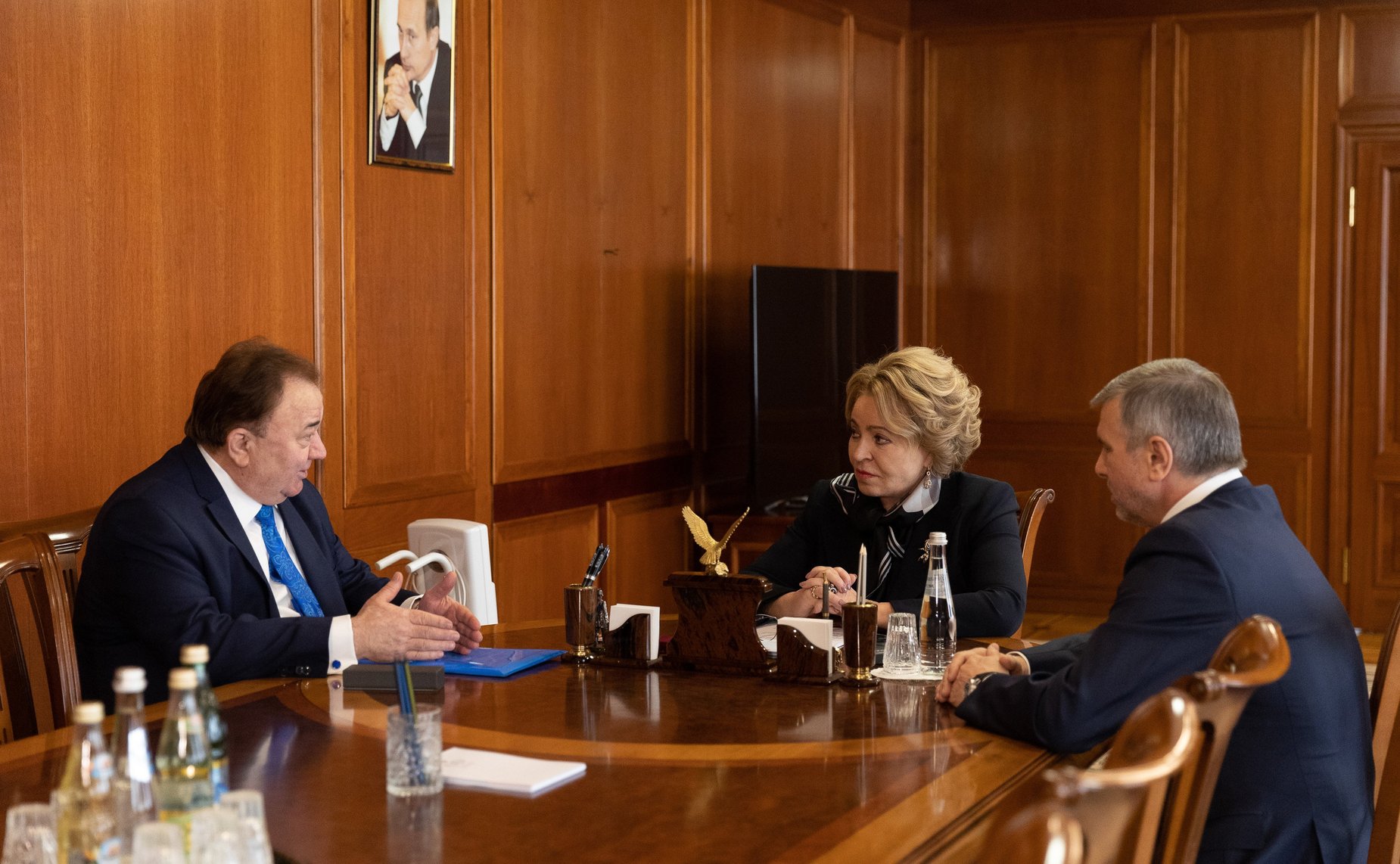 Валентина Матвиенко провела встречу с главой Республики Ингушетия Махмудом-Али Калиматовым