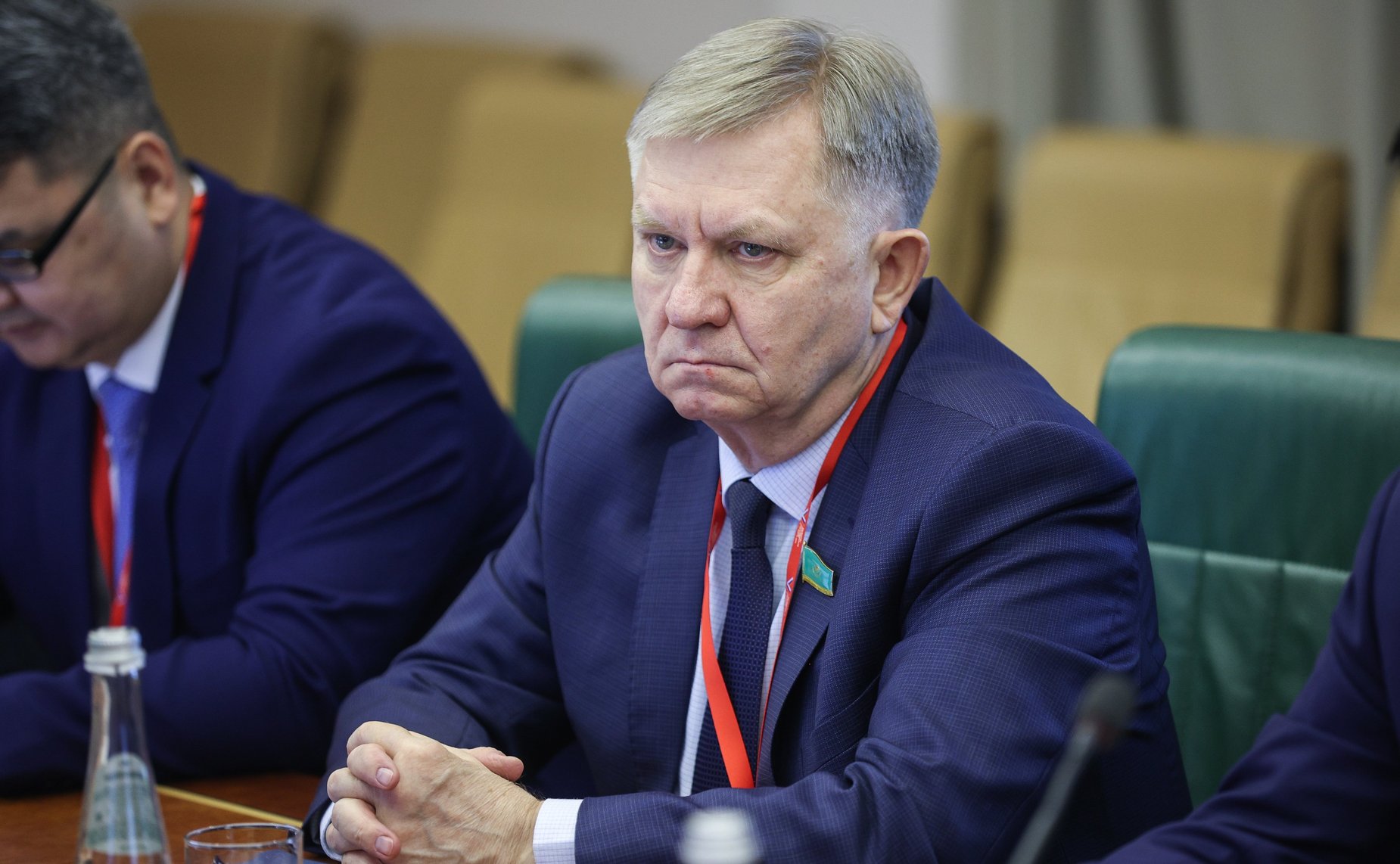 Встреча первого заместителя Председателя СФ Андрея Яцкина с заместителем Председателя Сената Парламента Республики Казахстан