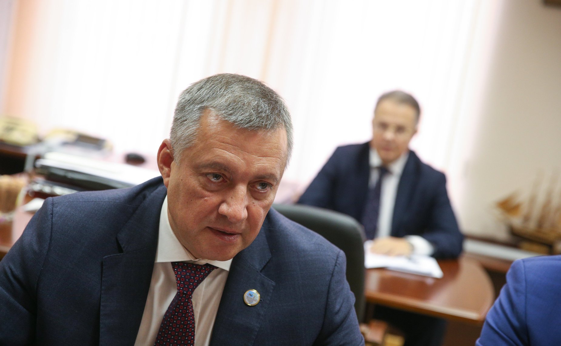 Встреча председателя Комитета СФ по аграрно-продовольственной политике и природопользованию с Губернатором Иркутской области