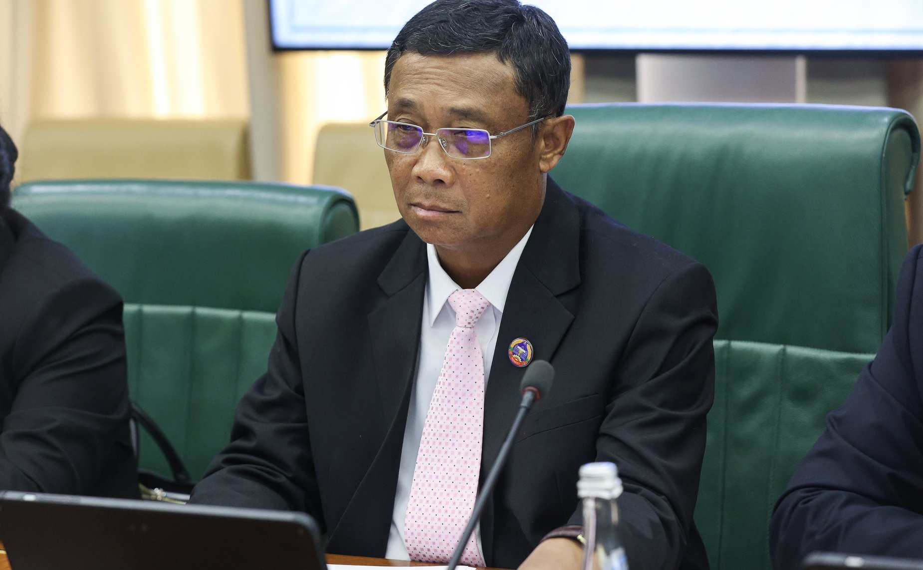 Константин Косачев провел встречу с заместителем Председателя Национального собрания Лаосской Народно-Демократической Республики Сувоном Лыангбунми