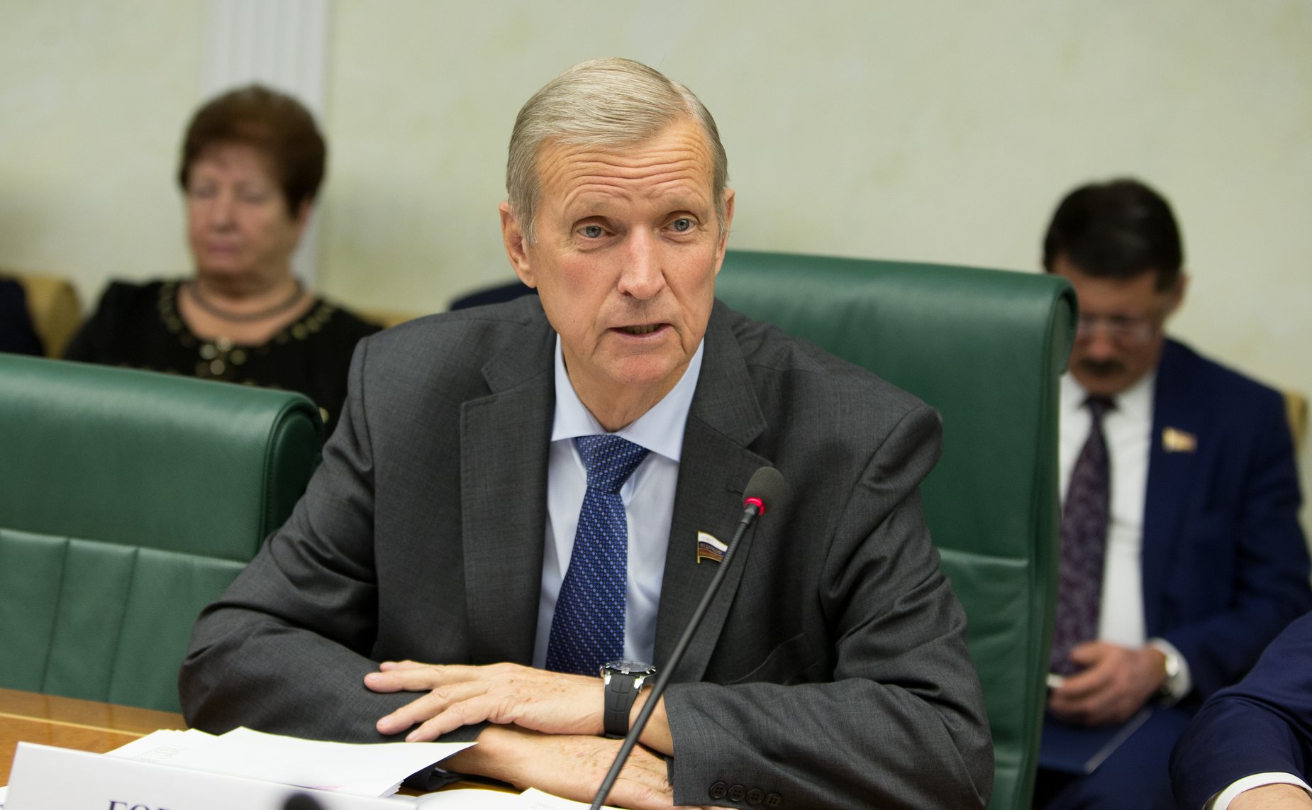 Г. Горбунов Заседание Комитета Совета Федерации по аграрно-продовольственной политике и природопользованию