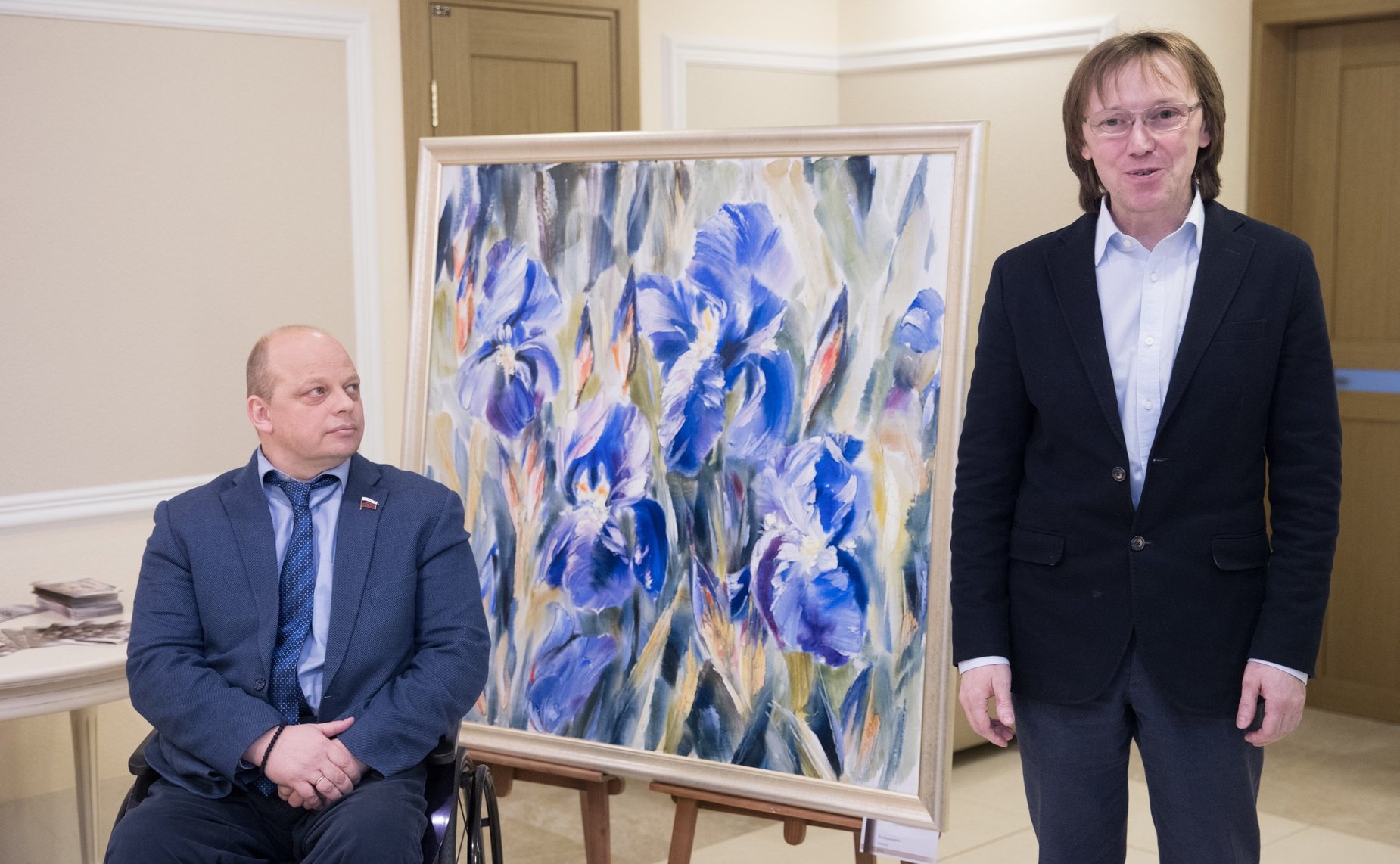 Выставка картин художника Н. Добрина в Совете Федерации