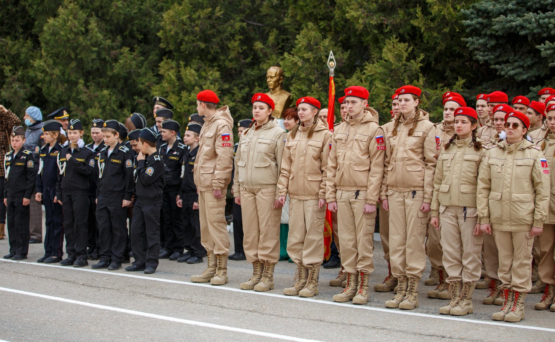 Екатерина Алтабаева приняла участие в торжествах по случаю 85-летия Черноморского высшего военно-морского ордена Красной звезды училища им. П. С. Нахимова