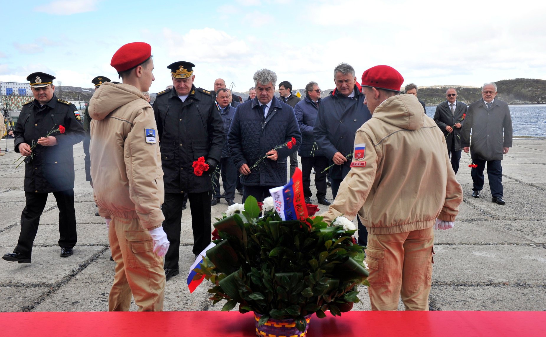 Выездное заседание Комитета СФ по обороне и безопасности в Гаджиево (Мурманская область)
