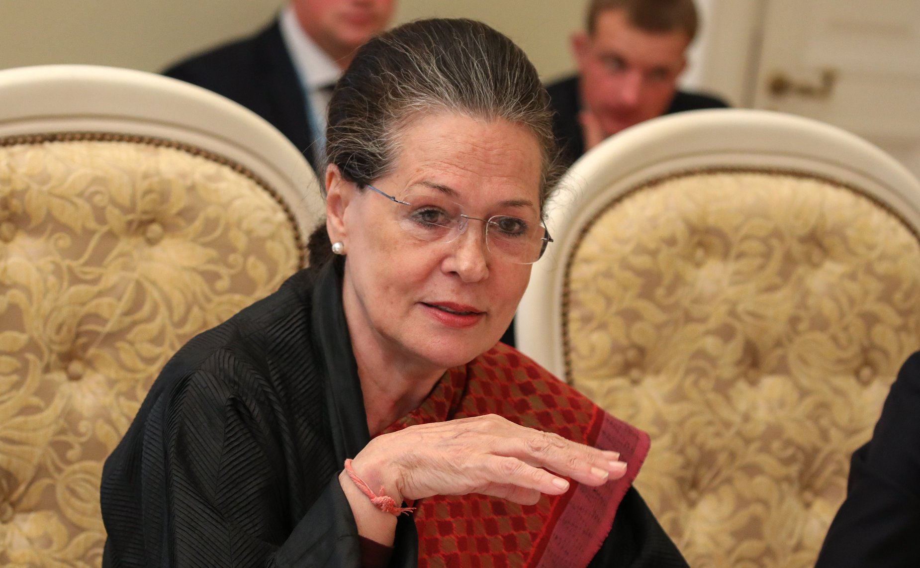 Встреча Председателя СФ В.Матвиенко с лидером Объединенного прогрессивного альянса Соней Ганди