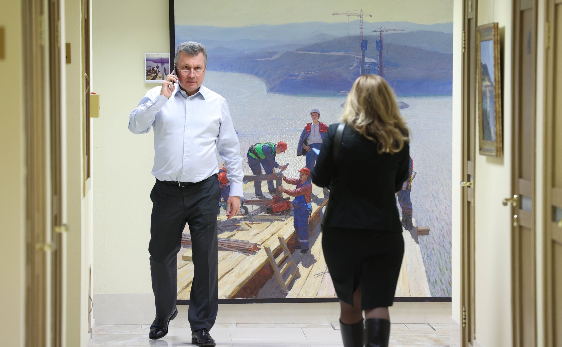 20 ноября 2023 года. Открытие выставки «Россия. Текущее» работ российских художников, исследующих современную историю нашей страны