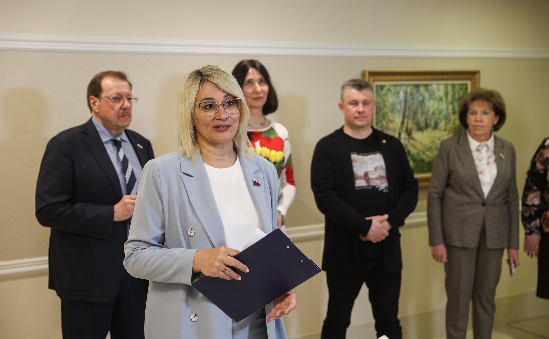 Открытие в Совете Федерации выставки работ художников-членов Ярославского отделения Всероссийской общественной организации «Союз художников России»