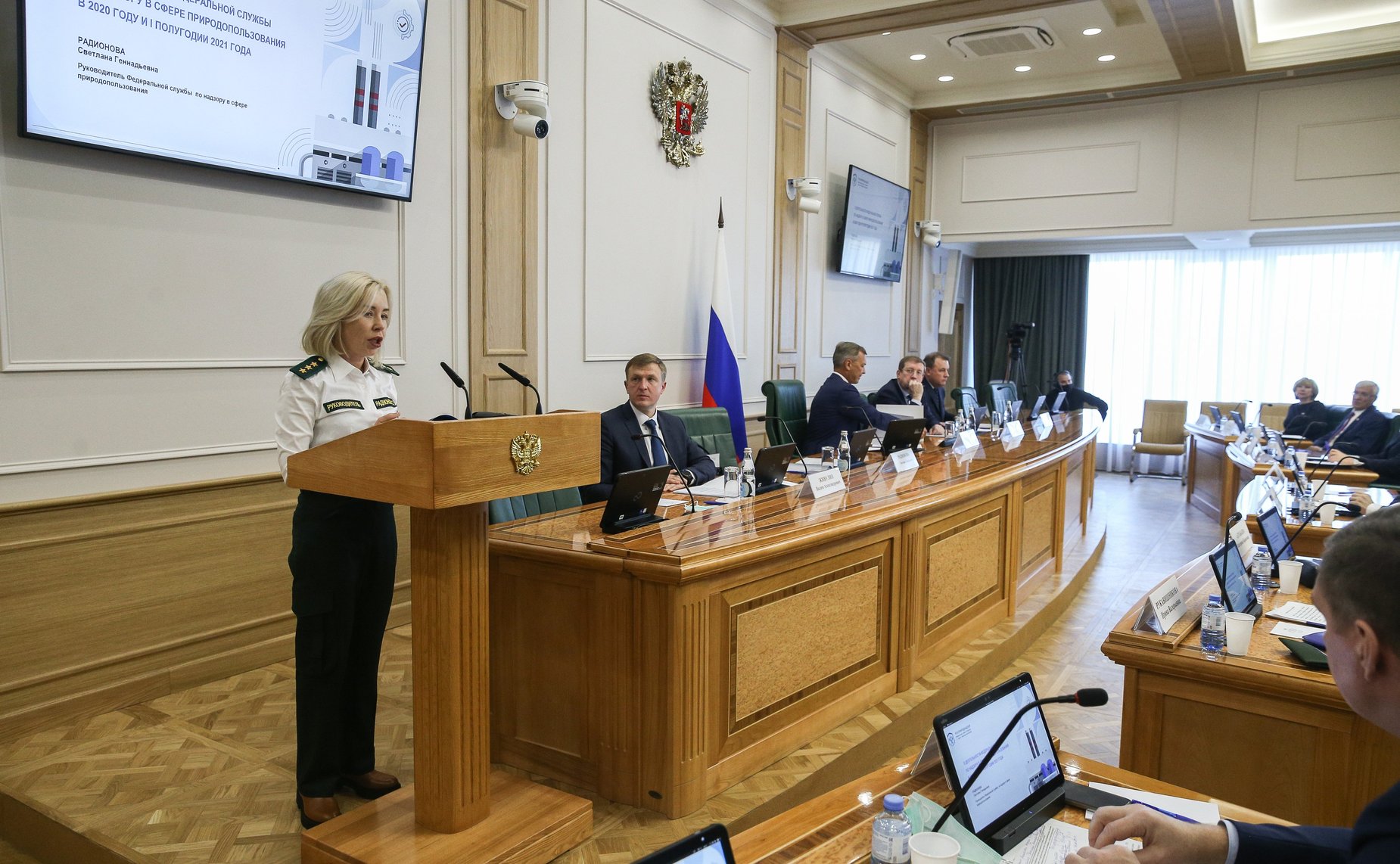 Встреча сенаторов Российской Федерации в формате «Открытого диалога» с руководителем Федеральной службы по надзору в сфере природопользования Светланой Радионовой