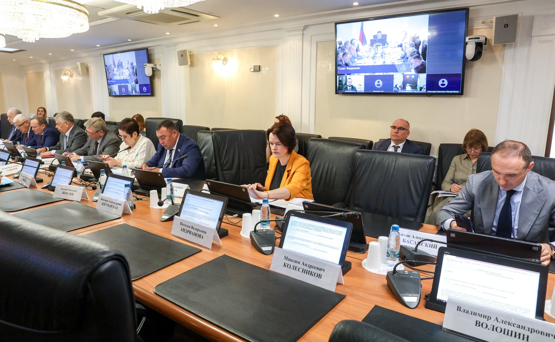 Заседание Комитета Совета Федерации по Регламенту и организации парламентской деятельности