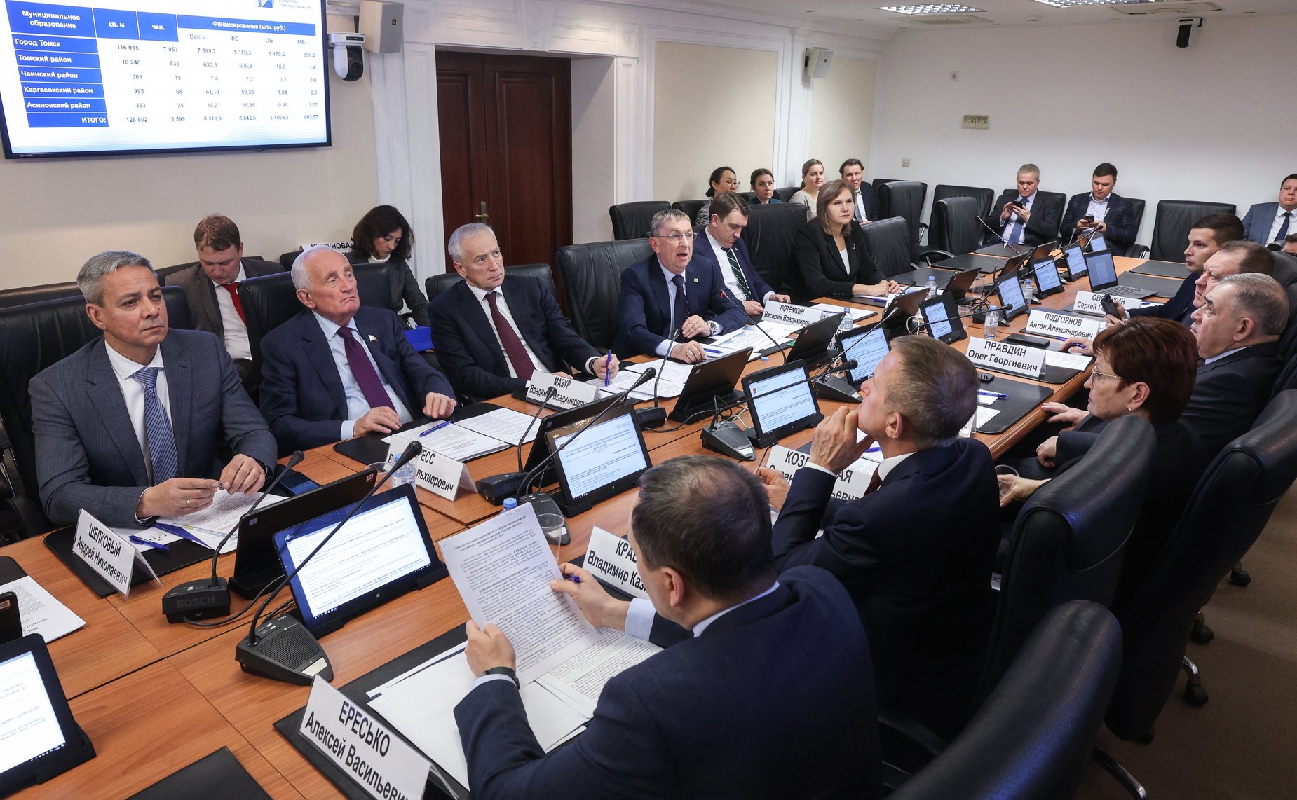 Расширенное заседание Комитета СФ по федеративному устройству, региональной политике, местному самоуправлению и делам Севера (в рамках Дней Томской области в СФ)