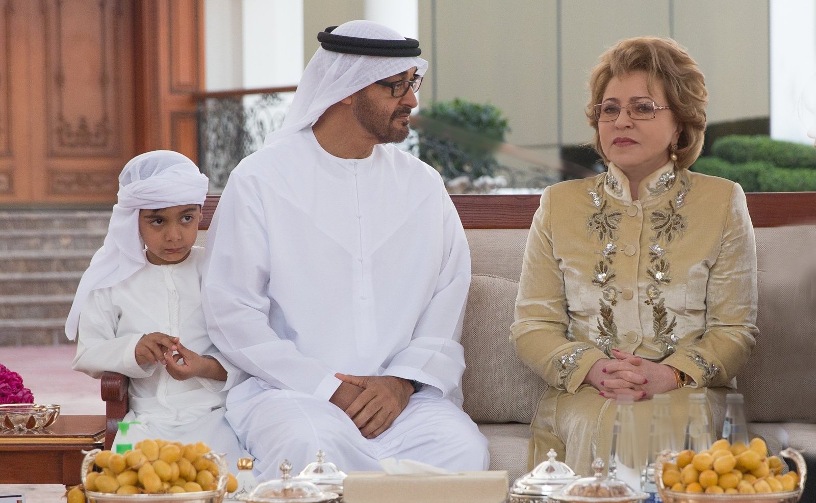 Встреча В. Матвиенко с наследным принцем Абу Даби