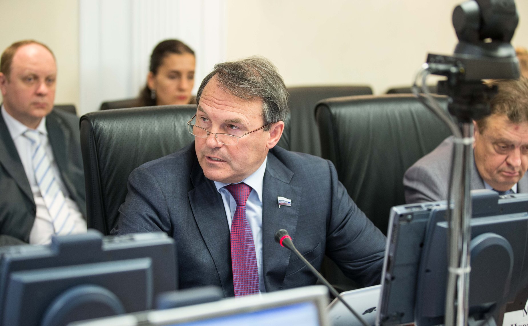 Заседание Комитета Совета Федерации по международным делам Морозов