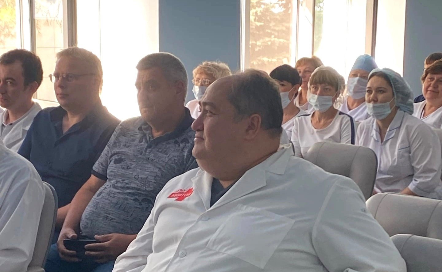 Олег Алексеев в ходе работы в регионе посетил Научно-исследовательский институт травматологии, ортопедии и нейрохирургии Саратовского государственного медицинского университета