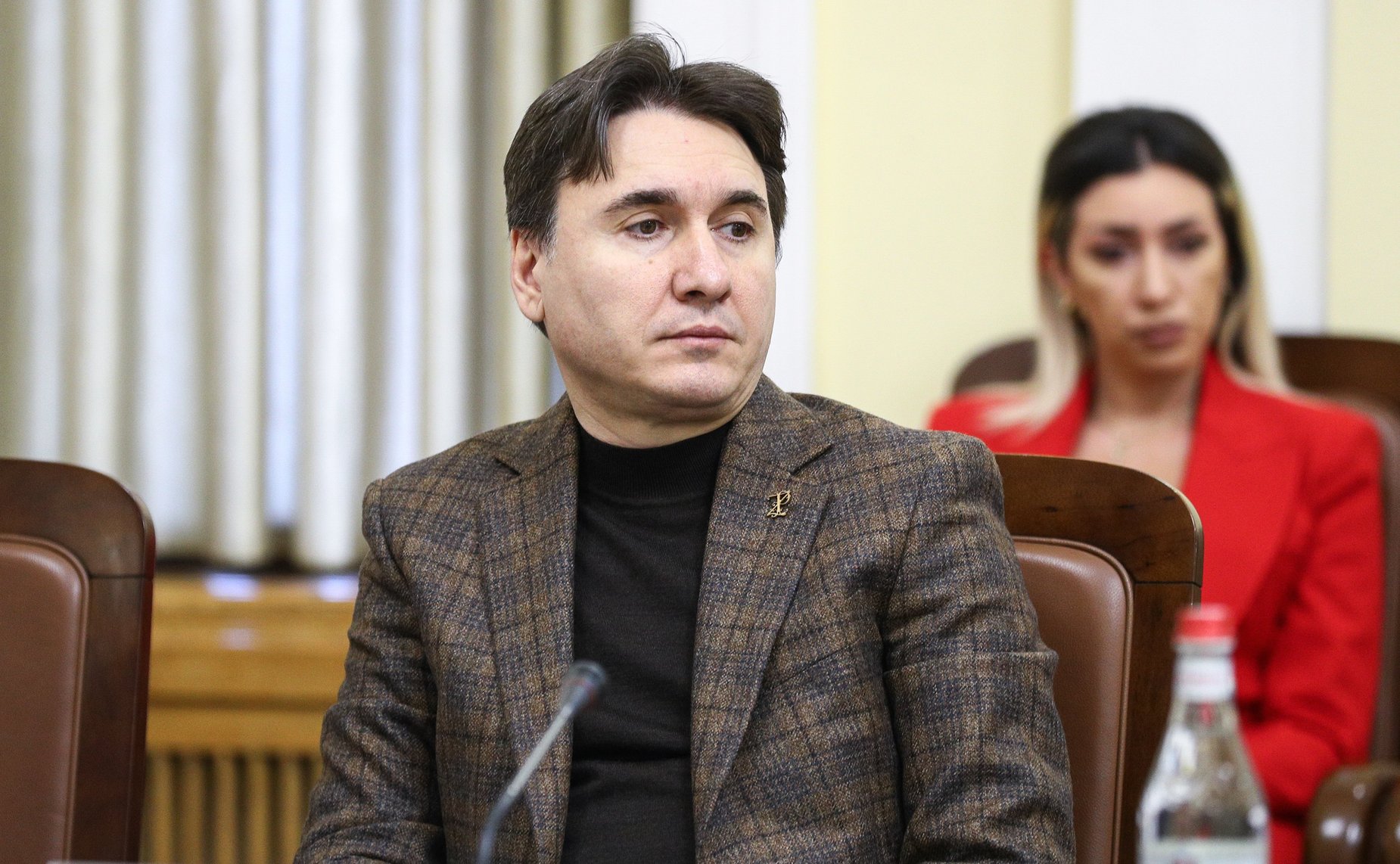 Встреча сопредседателей Межпарламентской комиссии по сотрудничеству Федерального Собрания Российской Федерации и Национального Собрания Республики Армения Юрия Воробьева и Акоба Аршакяна