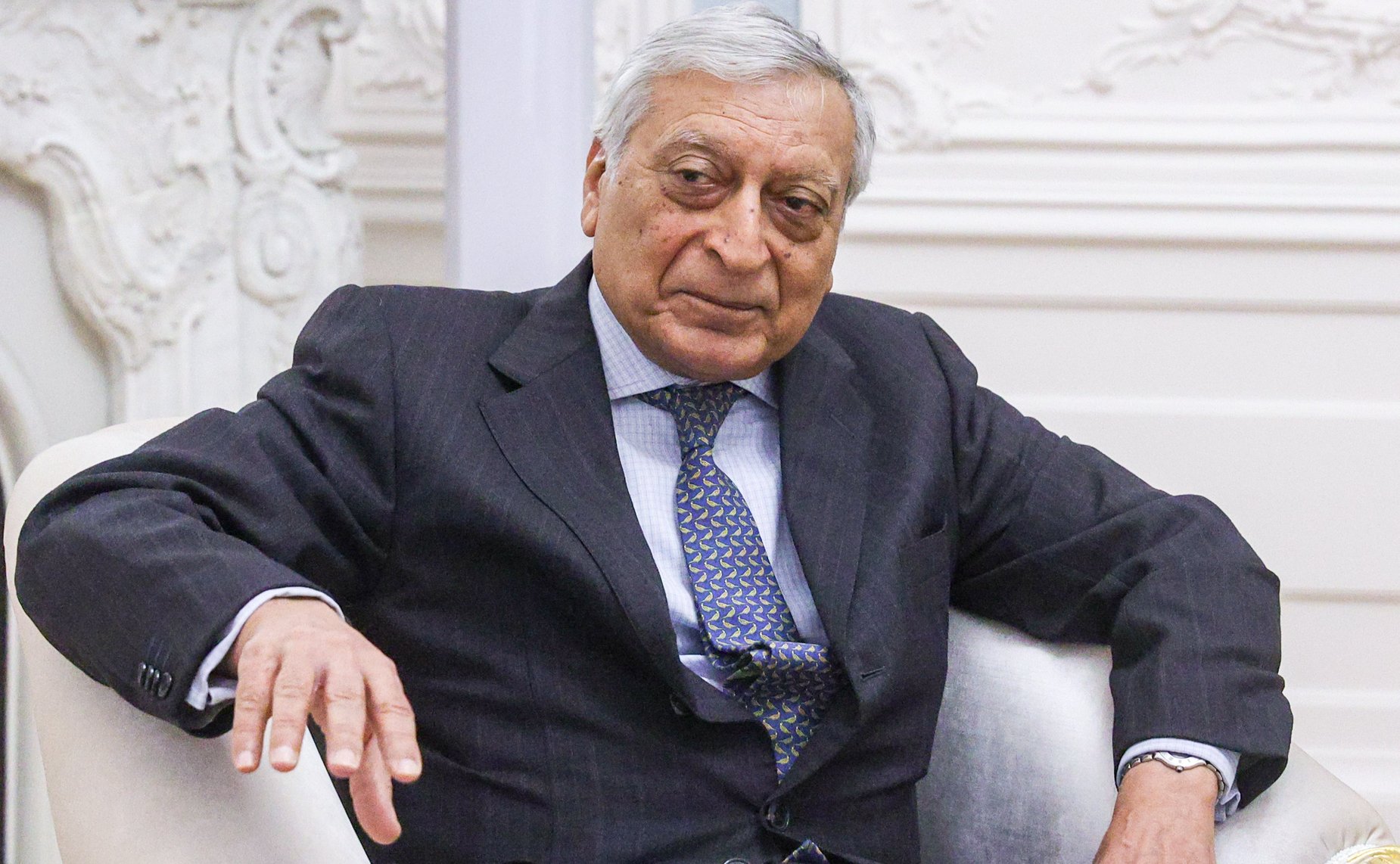 Встреча заместителя Председателя Совета Федерации Константина Косачева с президентом Университета им. Джавахарлала Неру (Индия) профессором Канвалом Сибалом