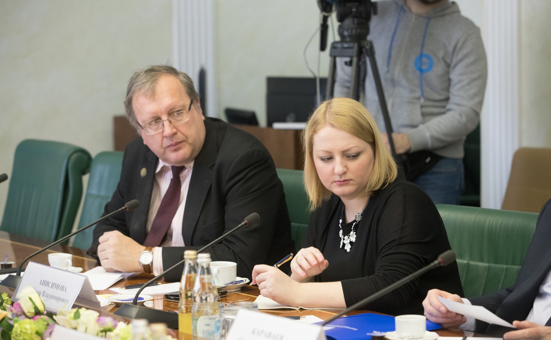 Встреча К. Косачева с наблюдателями от МПА СНГ