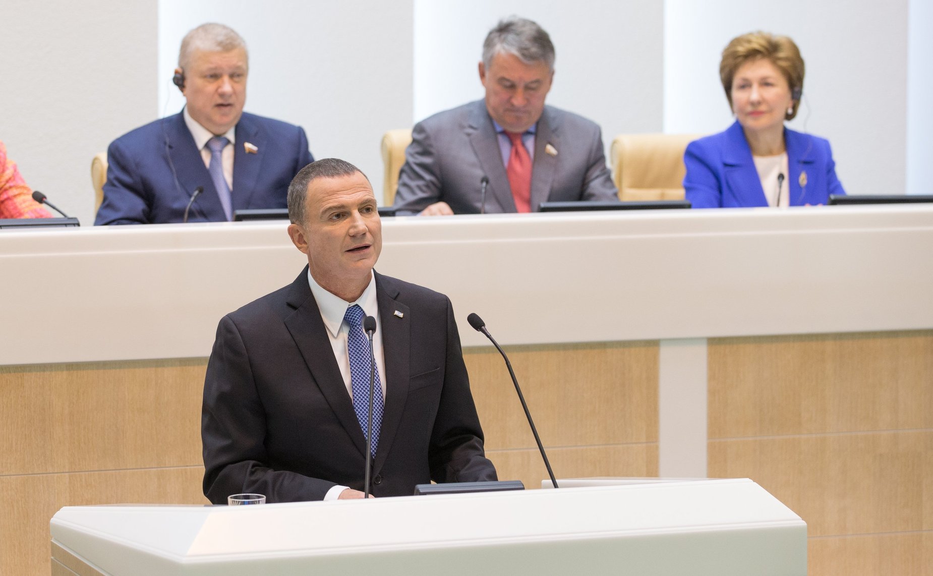 Председатель Кнессета Израиля Ю. Эдельштейн