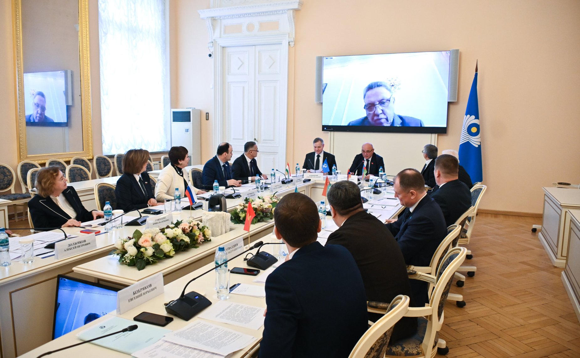 Сенаторы РФ приняли участие в заседании Контрольно-бюджетной комиссии МПА СНГ