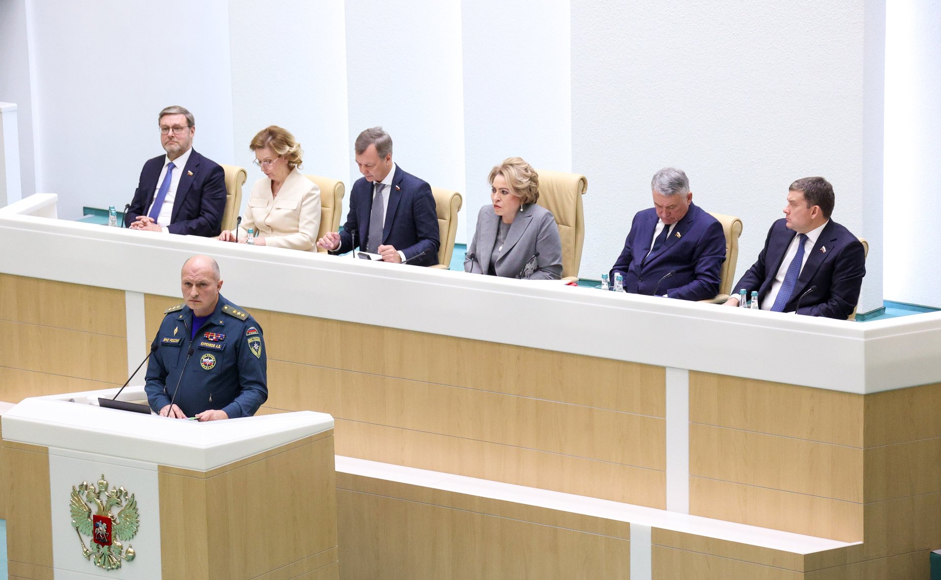 Министр Российской Федерации по делам гражданской обороны, чрезвычайным ситуациям и ликвидации последствий стихийных бедствий Александр Куренков