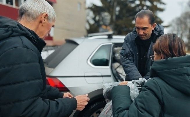 Доставлен очередной гуманитарный груз в пункты временного размещения в Курскую и Белгородскую области
