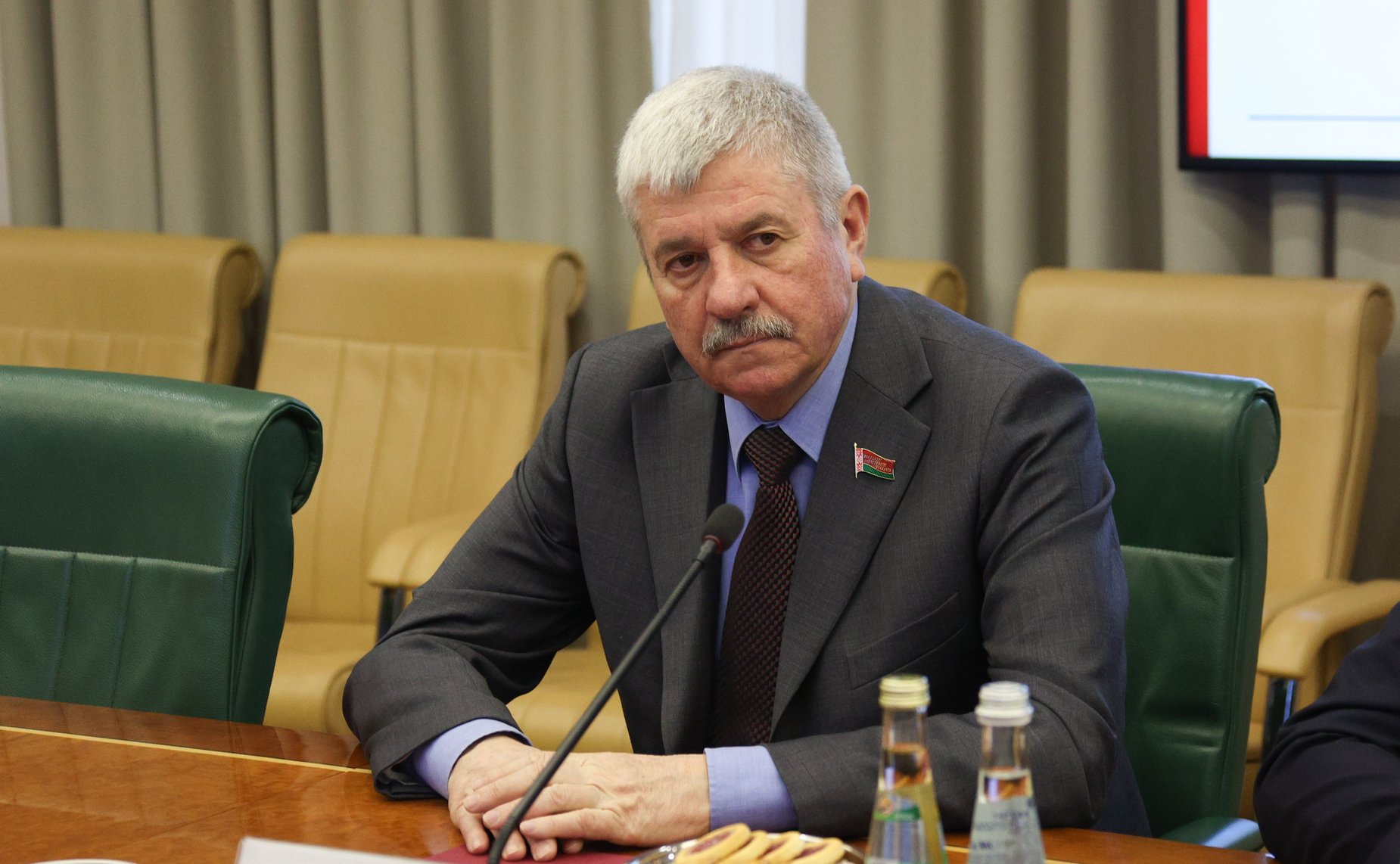 Встреча председателя Комитета СФ по международным делам Григория Карасина с председателем Постоянной комиссии Совета Республики Национального собрания Республики Беларусь по международным делам и национальной безопасности