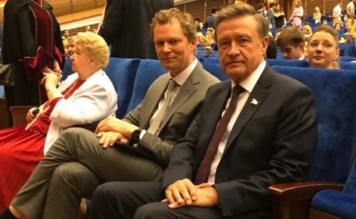 Сергей Рябухин принял участие в торжественных мероприятиях по вручению дипломов лучшим выпускникам факультетов Финансового университета при Правительстве Российской Федерации