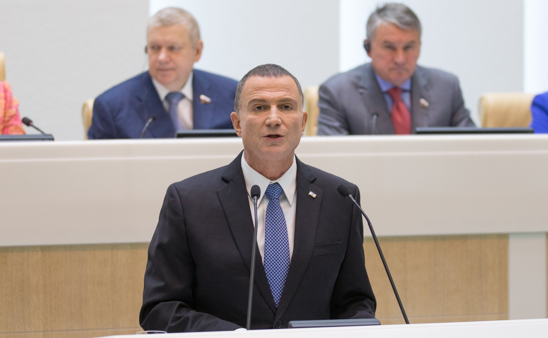 Председатель Кнессета Израиля Ю. Эдельштейн