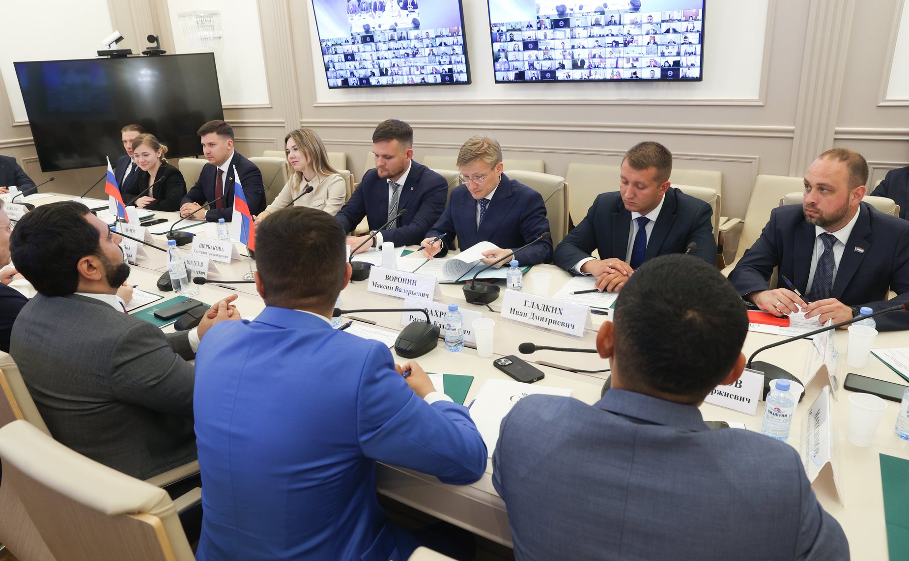 Заседание Палаты молодых законодателей при Совете Федерации