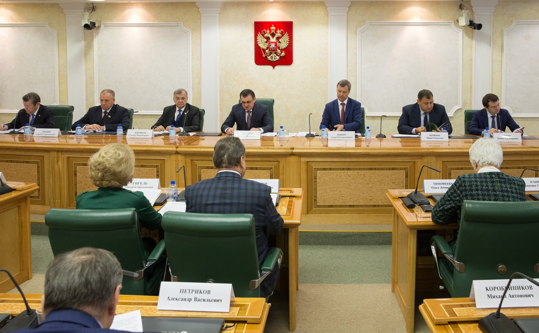 Заседание Совета по вопросам агропромышленного комплекса и природопользования при Совете Федерации