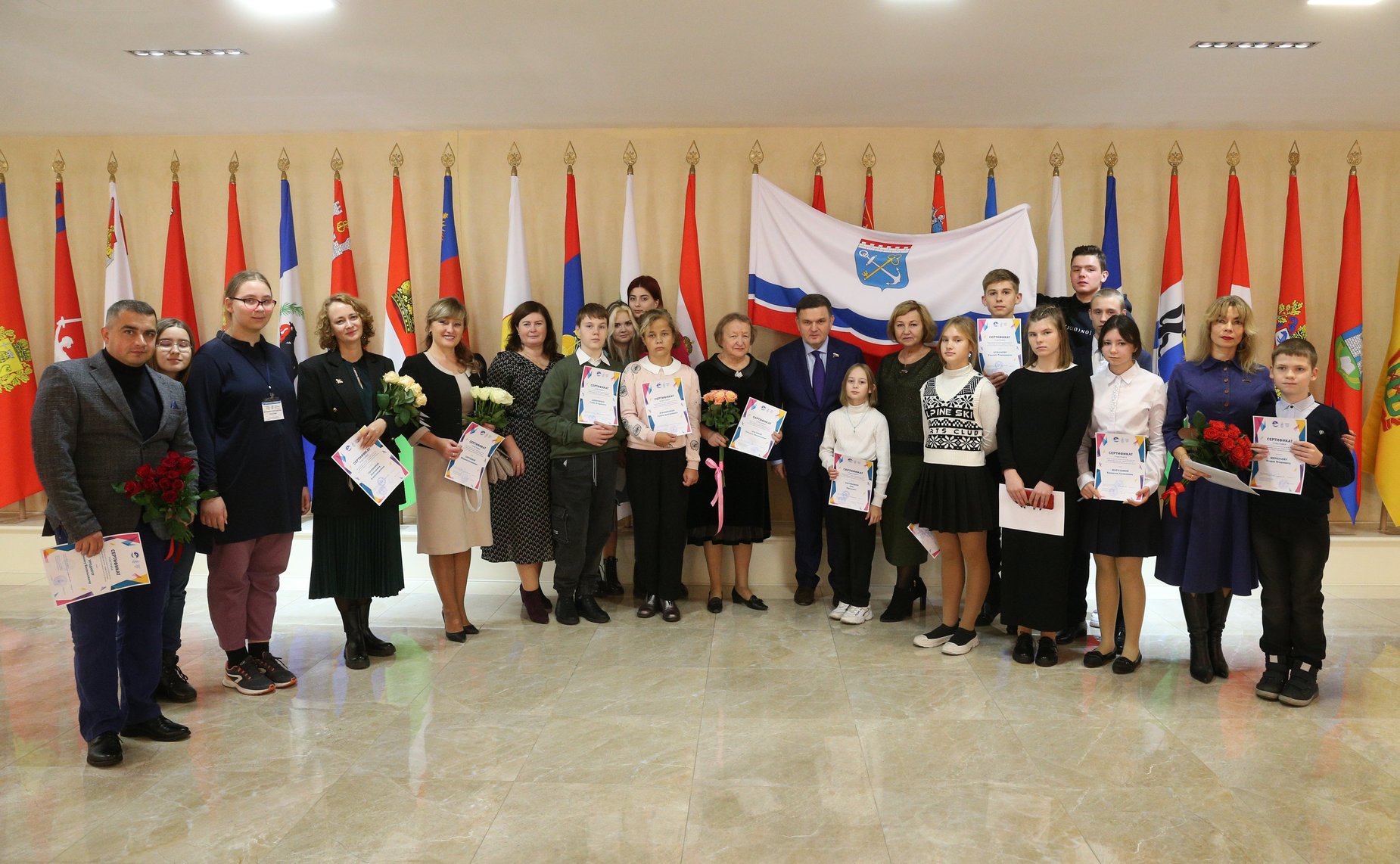 Экскурсия по зданию СФ для Ленинградского областного отделения Российского детского фонда