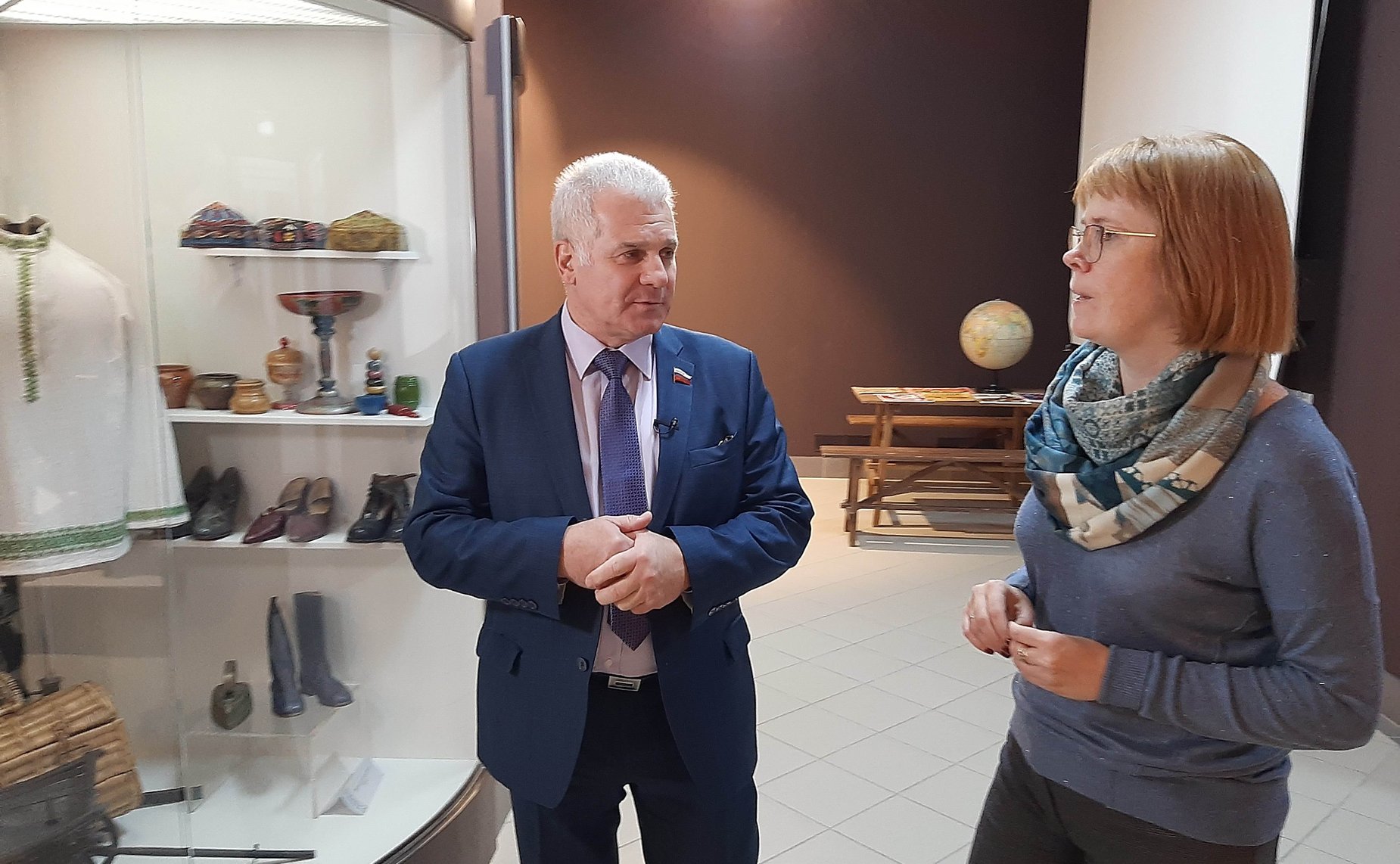 Сергей Мартынов посетил в Йошкар-Оле Музей истории и археологии