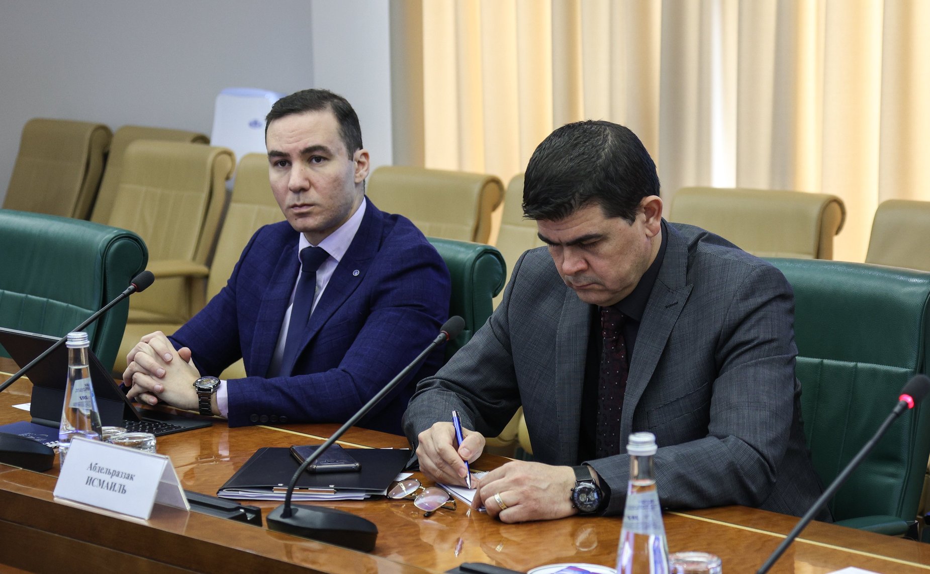 Встреча заместителя Председателя СФ Константина Косачева с Чрезвычайным и Полномочным Послом Сирийской Арабской Республики в РФ