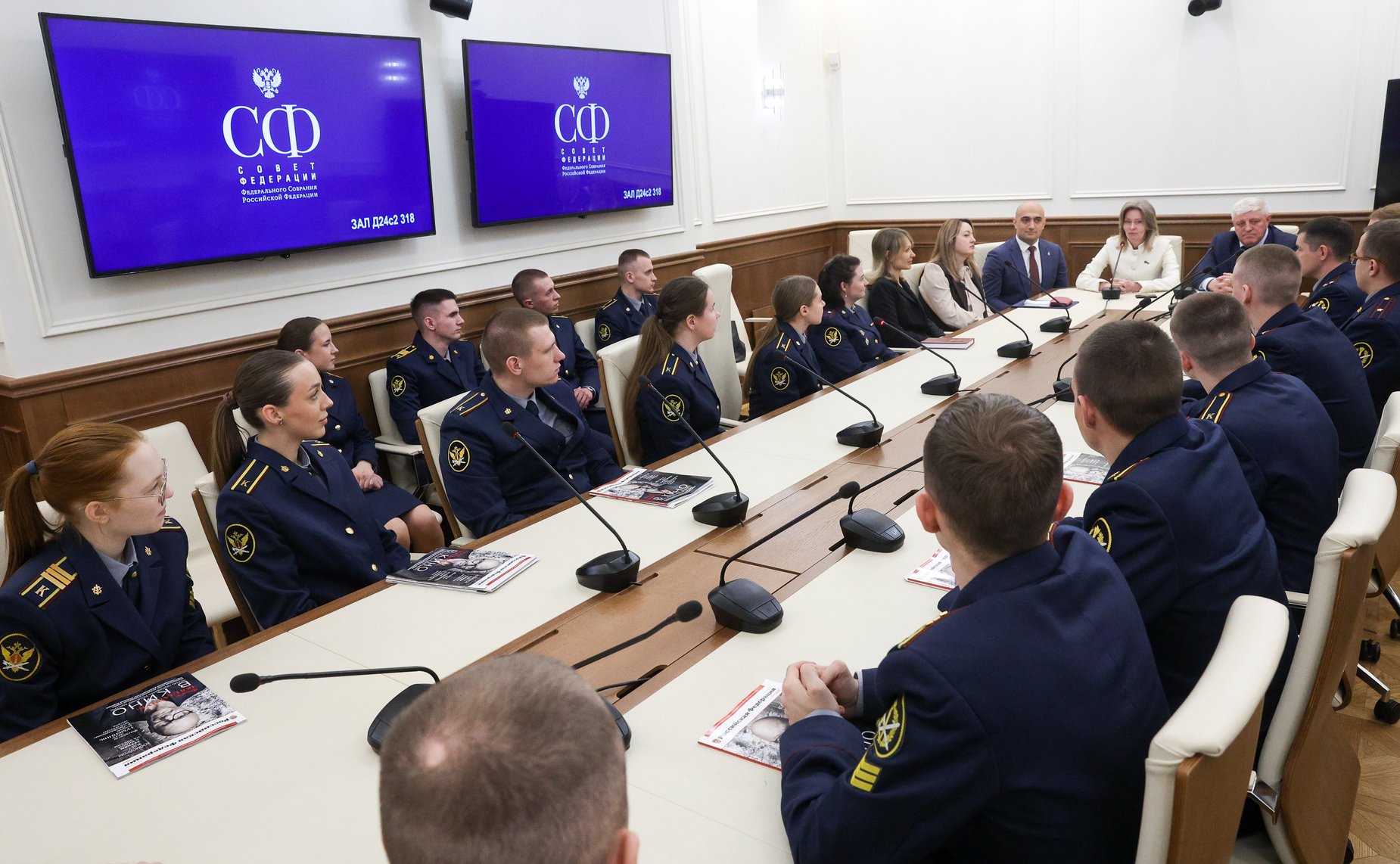 Встреча сенатора РФ с курсантами Псковского филиала Санкт-Петербургского университета ФСИН