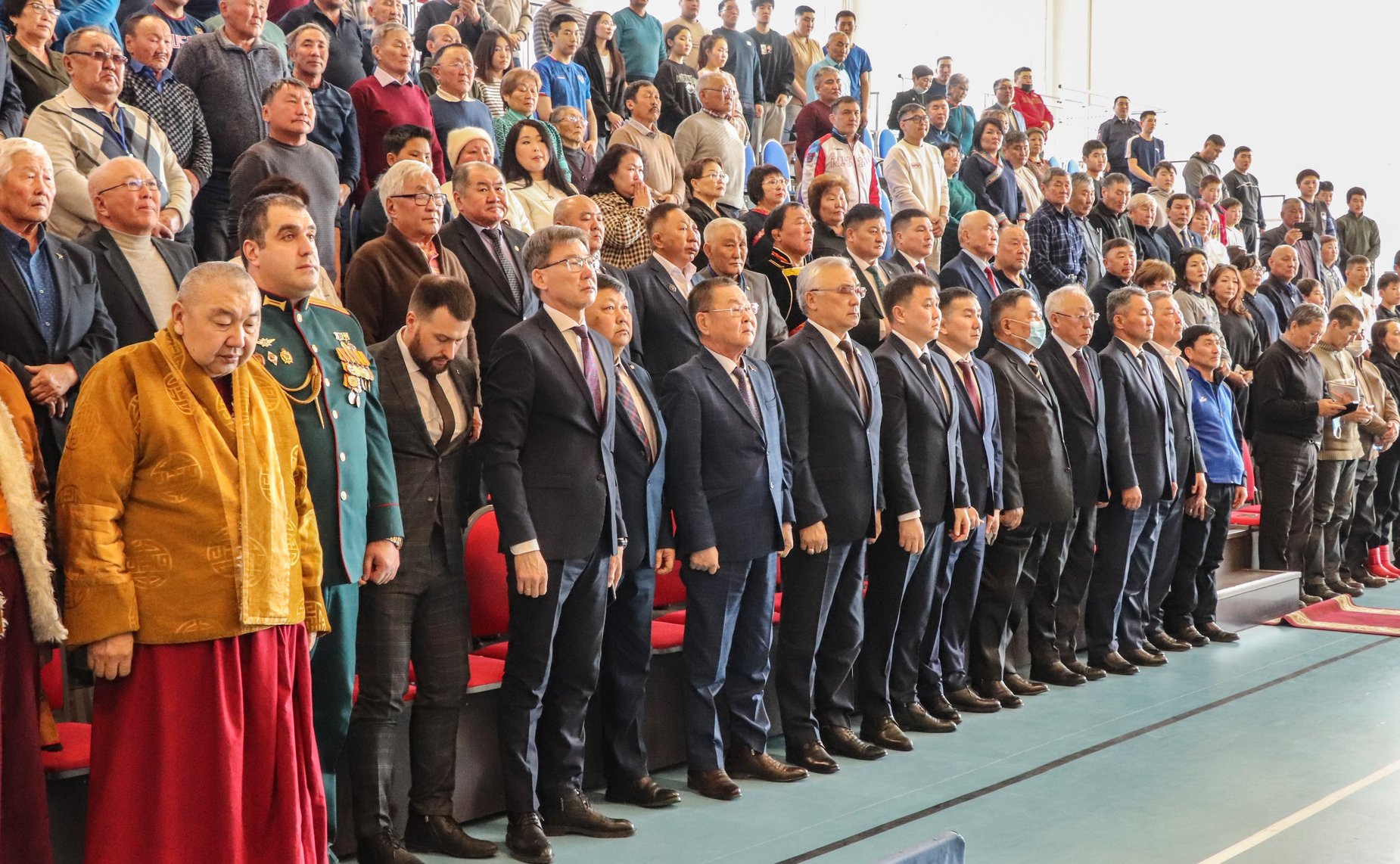 Баир Жамсуев принял участие в открытии 60-го открытого чемпионата Агинского Бурятского округа Забайкальского края по вольной борьбе на призы памяти Героя Советского Союза Базара Ринчино