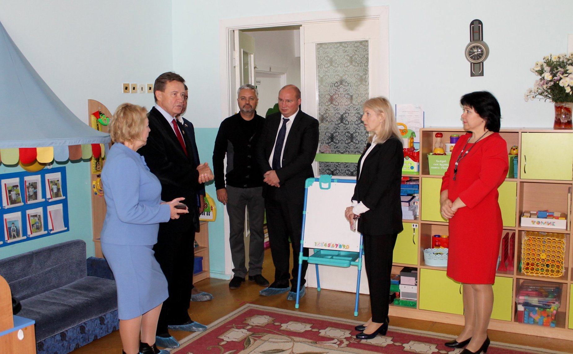 Сергей Рябухин посетил детский сад, где ознакомился с системой питания