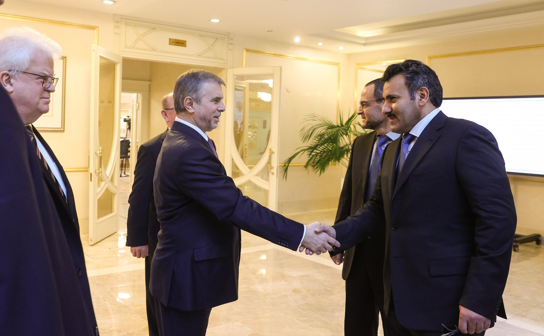 Встреча руководителя группы по сотрудничеству СФ с Консультативным советом Королевства Саудовская Аравия Белана Хамчиева с Чрезвычайным и Полномочным Послом Королевства Саудовская Аравия в Йеменской Республике